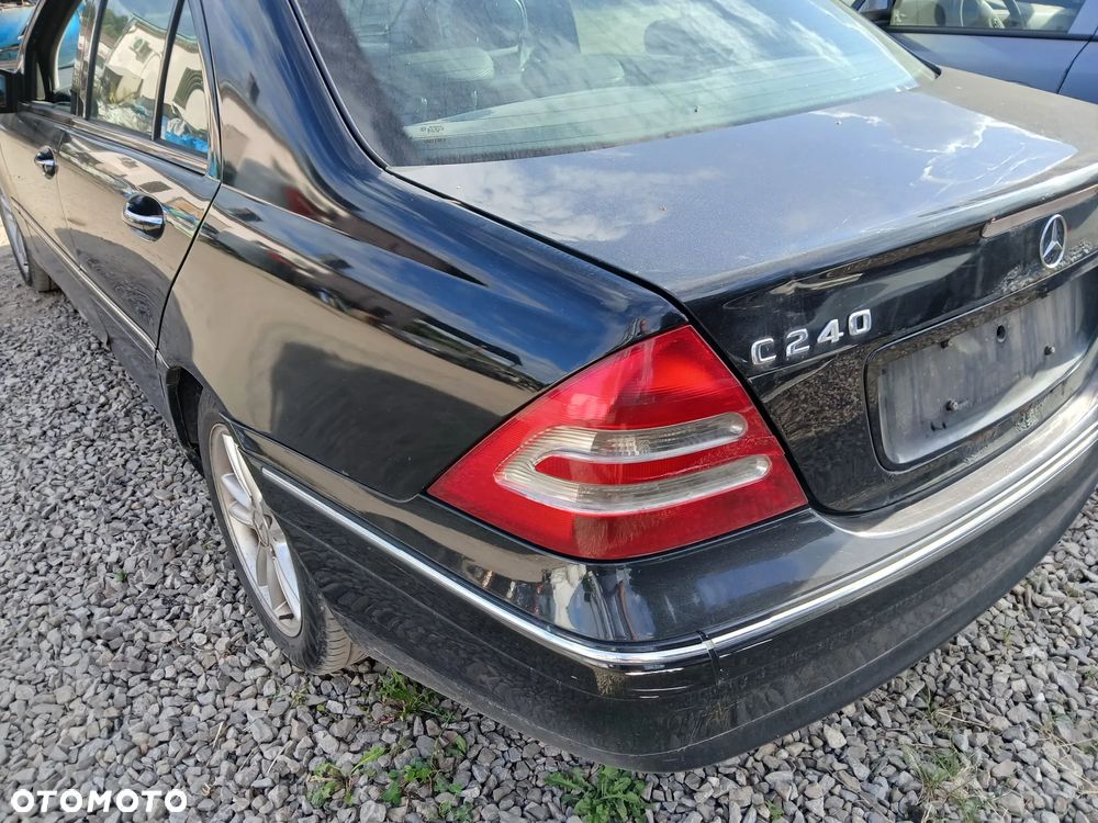 MERCEDES BENZ W203 C KLASA 197 SEDAN maska pokrywa silnika klapa bagażnika zderzak lampa - 6