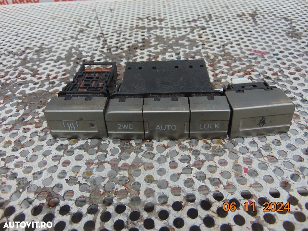 Butoane Nissan x trail 2001-2007 x-trail t30 comenzi dezaburire 4x4 src luneta auto blocare - 3