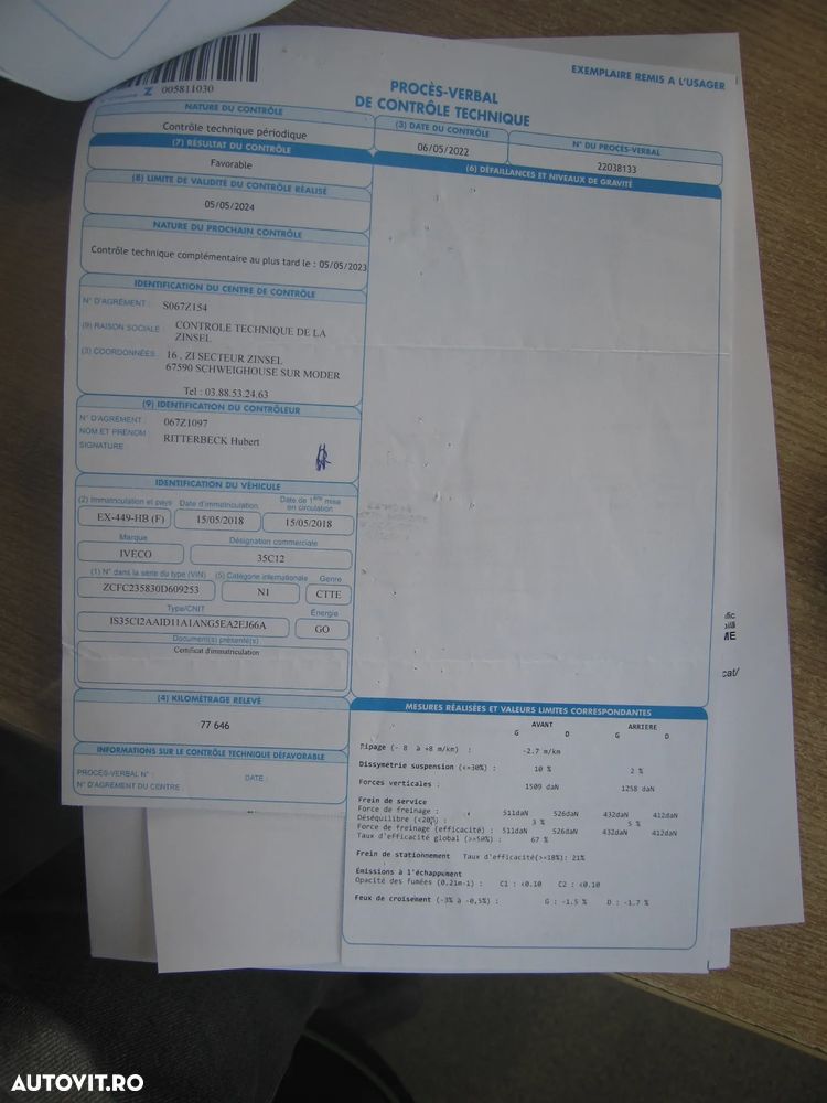 Iveco DAILY 35 C 13, 3 LOC. BASCULABIL, AC . EURO  VI . - 26