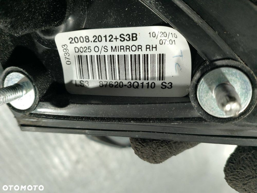 LUSTERKO PRAWE HYUNDAI SONATA 87620-3Q110 S3 - 6