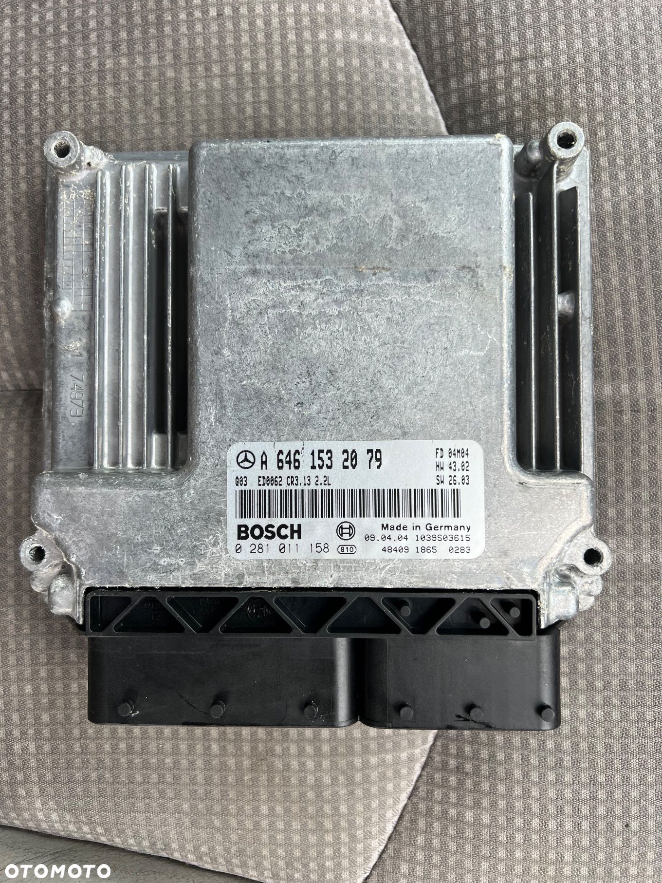 Sterownik komputer silnika 2.2cdi 2.7cdi /3.2cdi/3.0d v6 Mercedes w211 A6461532079 A6471530779 - 1