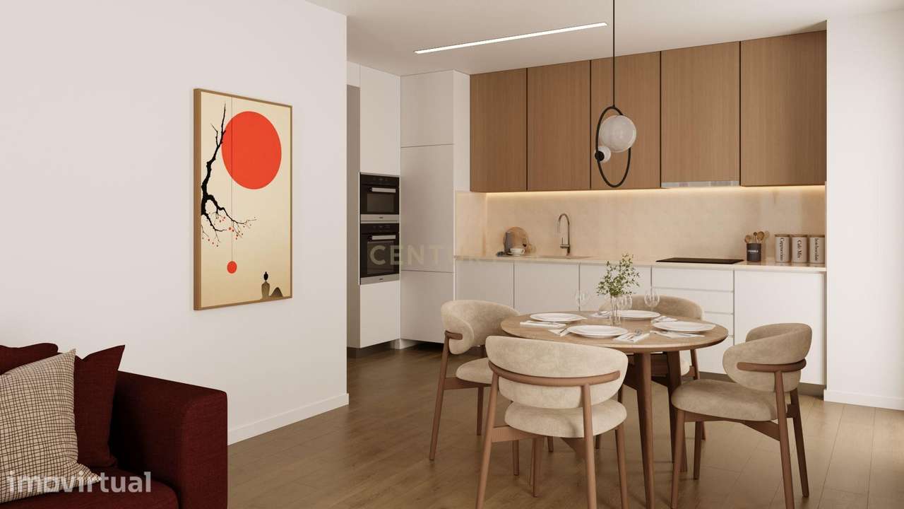 T2 NOVO - Viva com conforto e centralidade no Muralha Setúbal Residenc - Grande imagem: 2/10