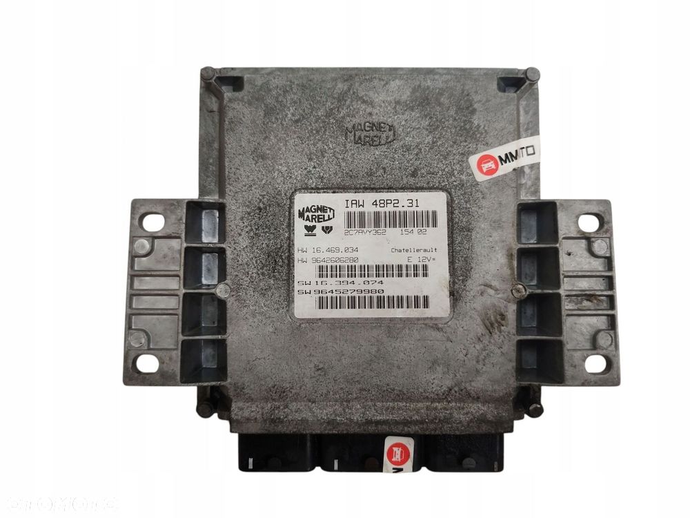 KOMPUTER STEROWNIK SILNIKA CITROEN C5 I (2001-2004) 2.0 16V 136KM 9645279980 - 3