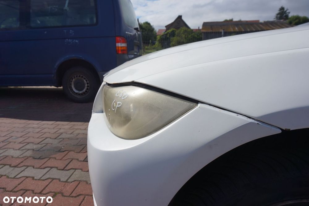 MASKA ZDERZAK BŁOTNIKI LAMPY 3 E90 A34 M-PAKIET BMW 2004-2008 BIAŁY PRZÓD KOMPLETNY - 27