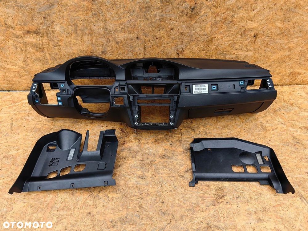 Deska rozdzielcza kokpit BMW 3 e90 e91 e92 e93 EUROPA kompletna czarna NAVI - 9