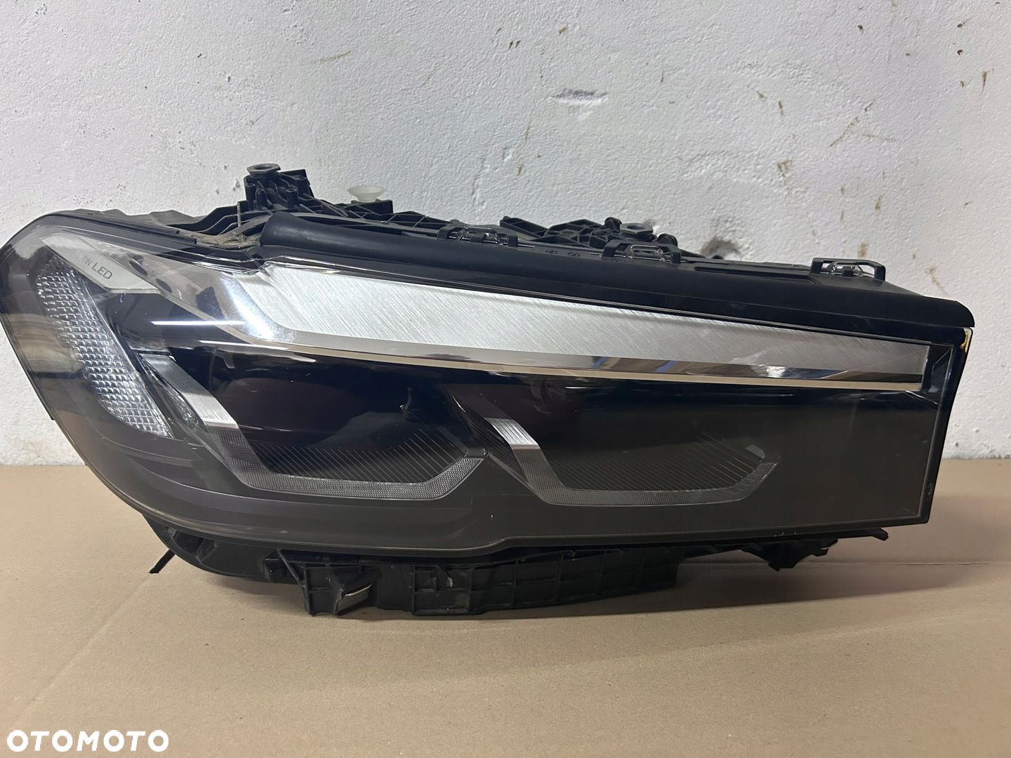 LAMPA PRAWA BMW 5 G30 G31 LIFT FULL LED PRZÓD PRZEDNIA DEMONTAŻ ORYGINAŁ - 1