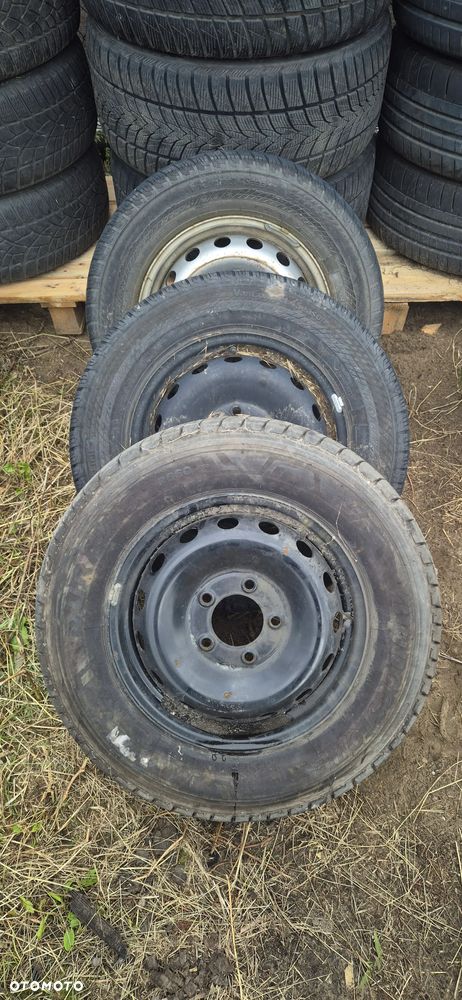 Koło Na Zapas Felga Z Oponą Renault Master Opel Movano 2010-2024 Srebrna Czarna 225/65 R16 - 1