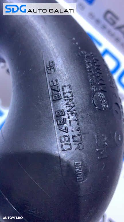 Conducta Teava Admisie Turbina Turbosuflanta Citroen Berlingo 1.6 HDI 2004 - 2008 Cod 9687883780 - 5
