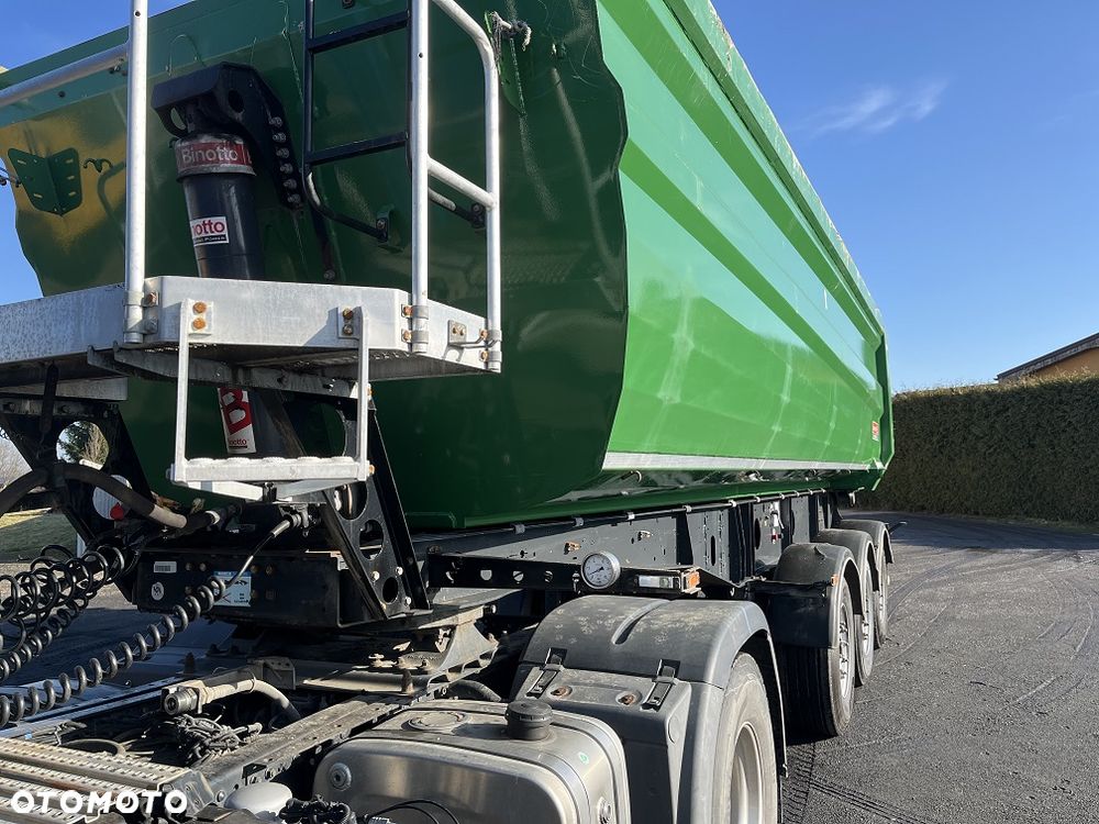 Langendorf SK stalowa 28m3 Hardox pauje do 4x4 rynna 2018 naczepa wywrotka stal z NIEMIEC - 6