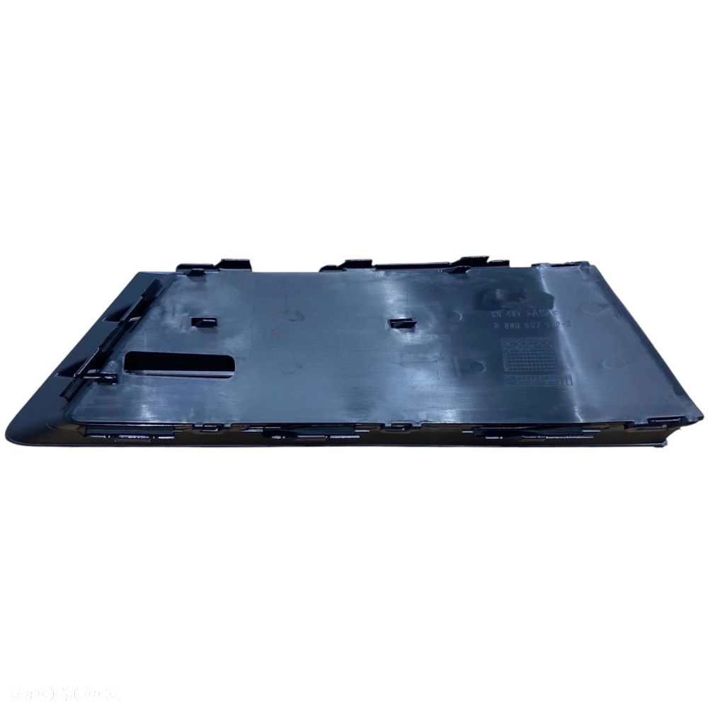 KPL x2 KRATKA ZDERZAKA KOMPLET atrapa przód AUDI A4 B9 15-19 czarna CHROM - 3