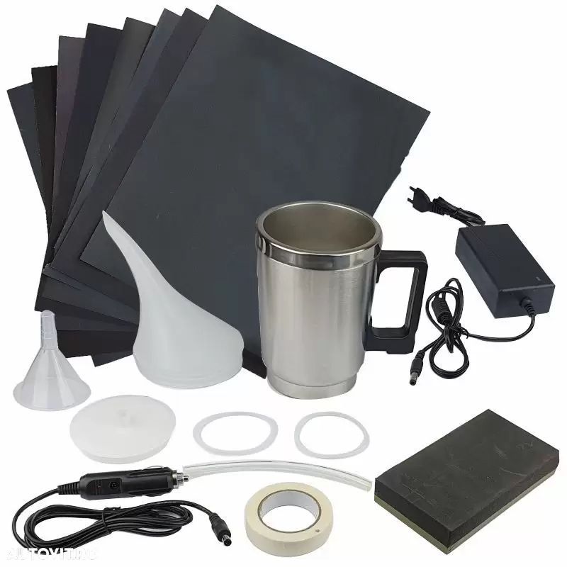 Kit polimerizare restaurare faruri auto cu polimer lichid 600 ml Nou - 4