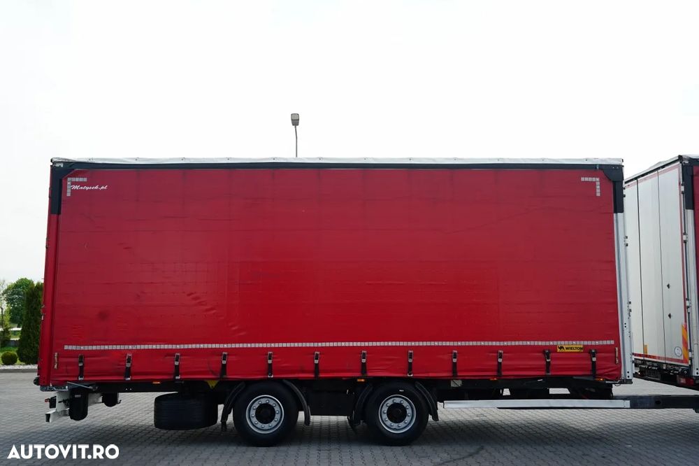 Volvo FH 460 / COMBINAT TANDEM / 120 M3 / TRANSITION / I-SAVE / I-PARK COOL / DIRECȚIE CU RIDICARE AXLE / WIELTON / CORTINĂ ARMATĂ - 12