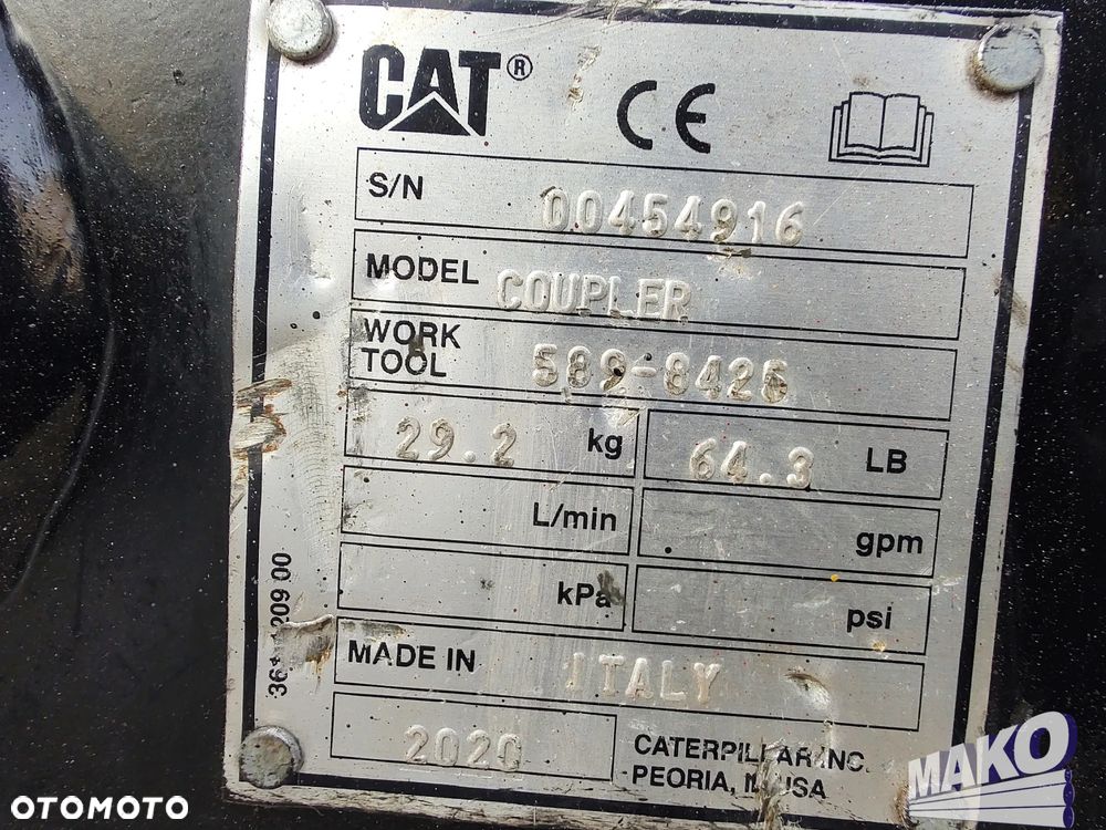 Szybkozłącze mechaniczne CAT Verachtert CW05 - 3