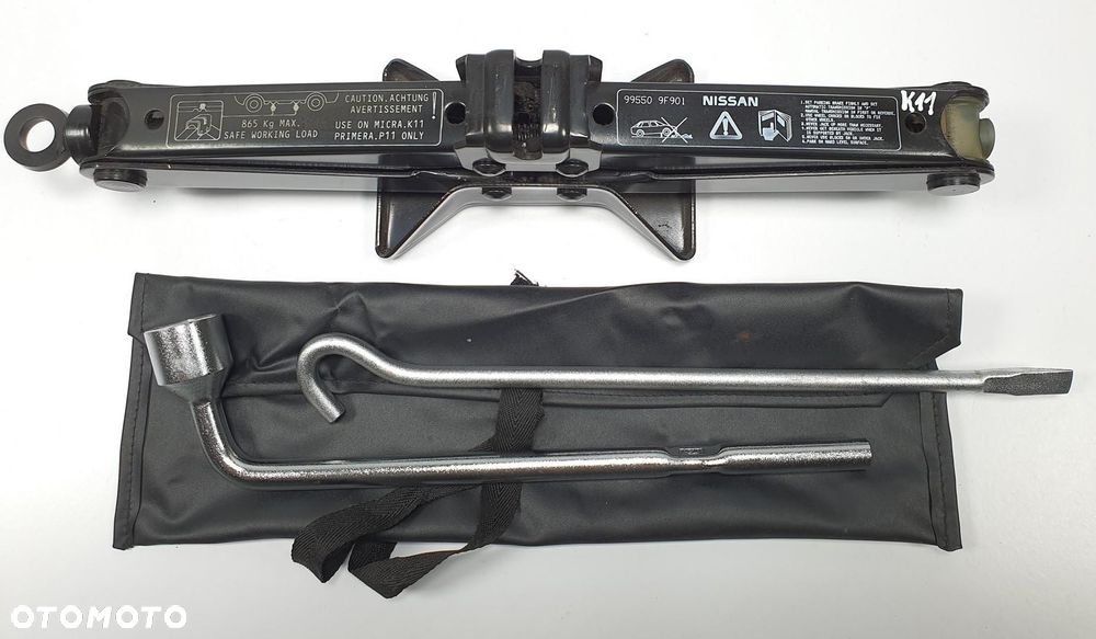 LEWAREK PODNOŚNIK KLUCZE NISSAN MICRA K11 - 1