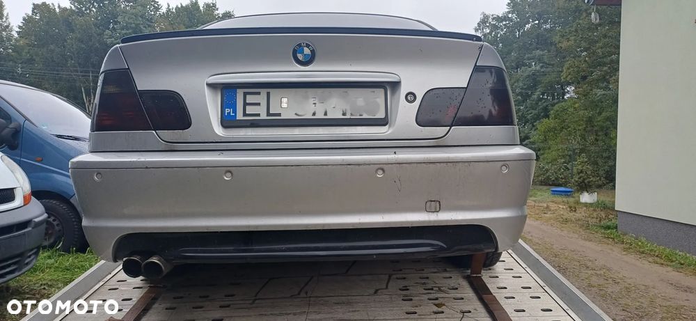 BMW e46 COUPE MPAKIET ZDERZAK tył TITANSILBER - 1