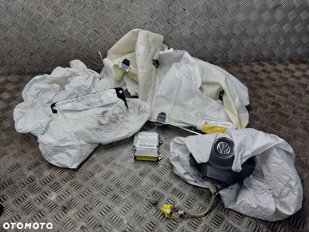PODUSZKA KIEROWCY MODUŁ AIRBAG STRZELONE GOLF VI 5C0959655C 1KM880201 - 1