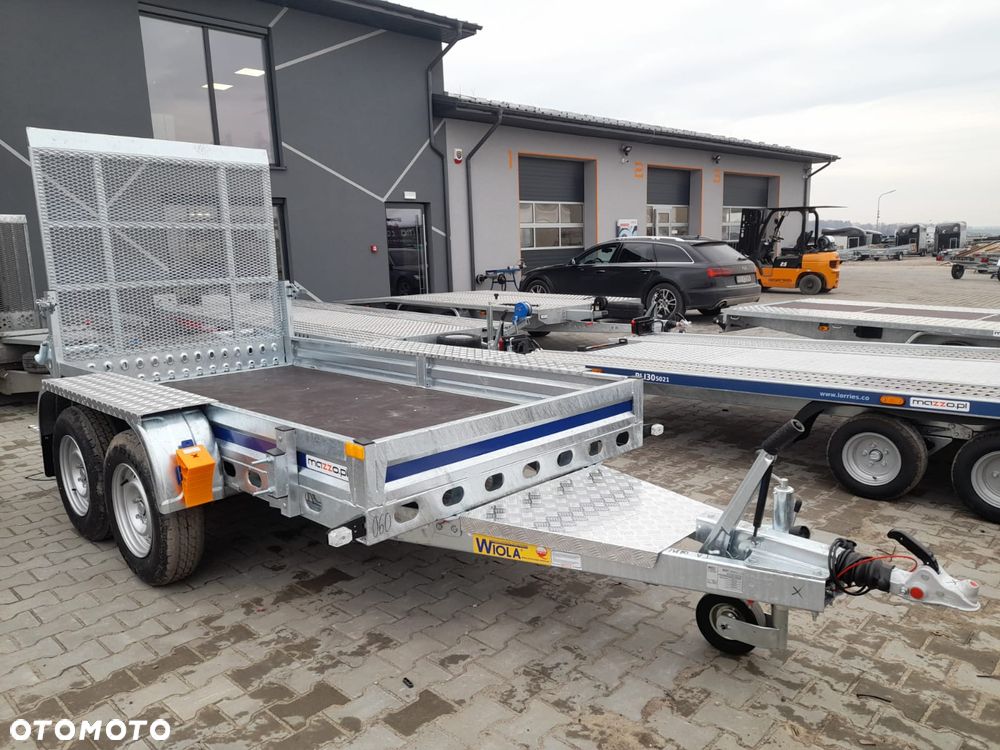Wiola DOSTAWA 292x142x20 B2730 PRZYCZEPA DO PRZEWOZU MASZYN / BUDOWLANKA WYTRZYMAŁA hamowana - 10