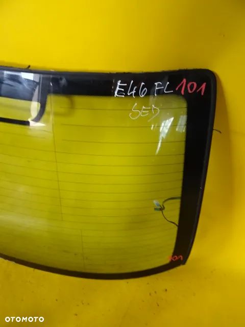 SZYBA TYŁ TYLNA BMW 3 E46 LIFT SEDAN NR101 - 6