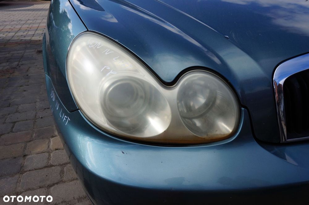 MASKA ZDERZAK BŁOTNIKI LAMPY SONATA IV LIFT VL  HYUNDAI 2001-2004 ZIELONY PRZÓD KOMPLETNY - 8