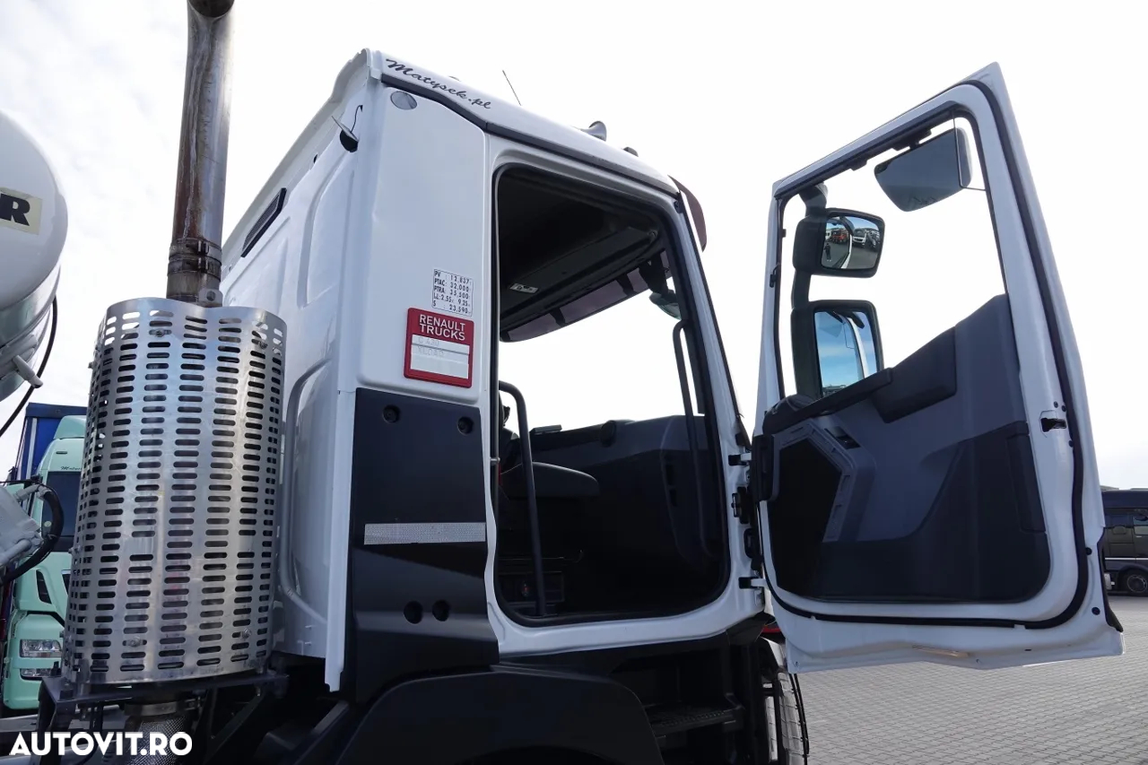 Renault C 430 / 8X4 / BETONER / BETON CONVERTER 9 M3 /  LIEBHERR / EURO 6 / JANTE ALIE /  2018 - 35