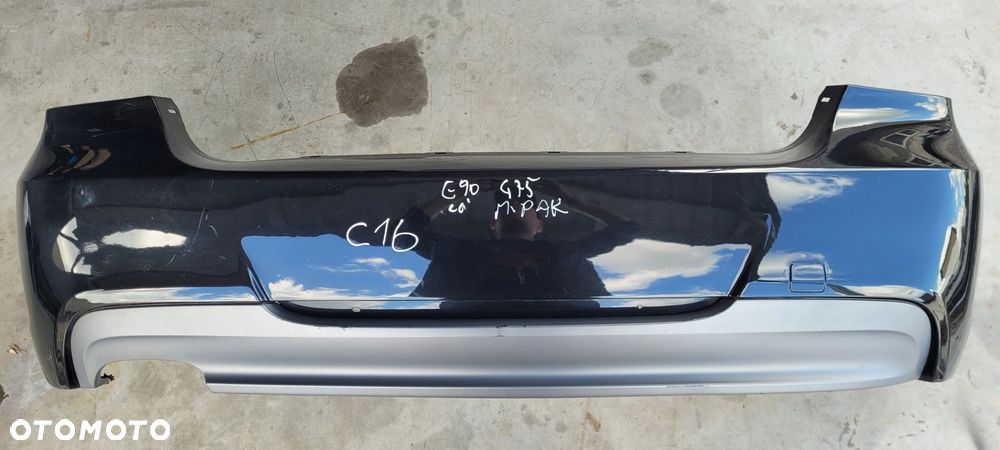 ZDERZAK TYŁ TYLNY BMW E90 LIFT 475 BLACKSAPPHIRE M PAKIET C16 - 1