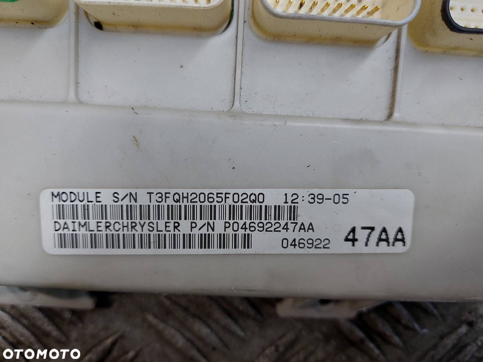 ZESTAW STARTOWY CHRYSLER GRAND VOYAGER IV LIFT 2.8 CRD P05094285AE - 7