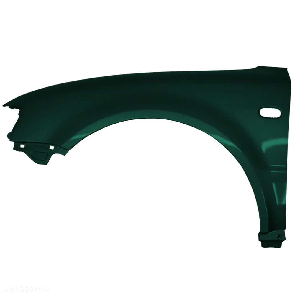 BLU Błotnik VOLKSWAGEN VW PASSAT B5 LC6M lewy zielony 1996-2000 przód BrightGreen - 2