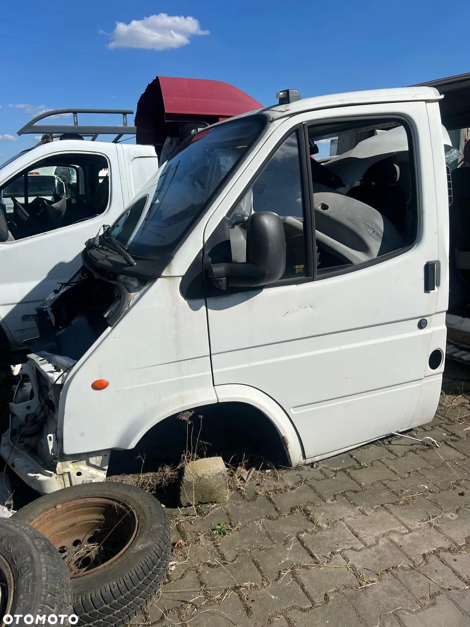Kabina Ford Transit MK4 MK5 1995-2000r. !! KAROSERIA, CZĘŚCI !! ZDROWA - 1
