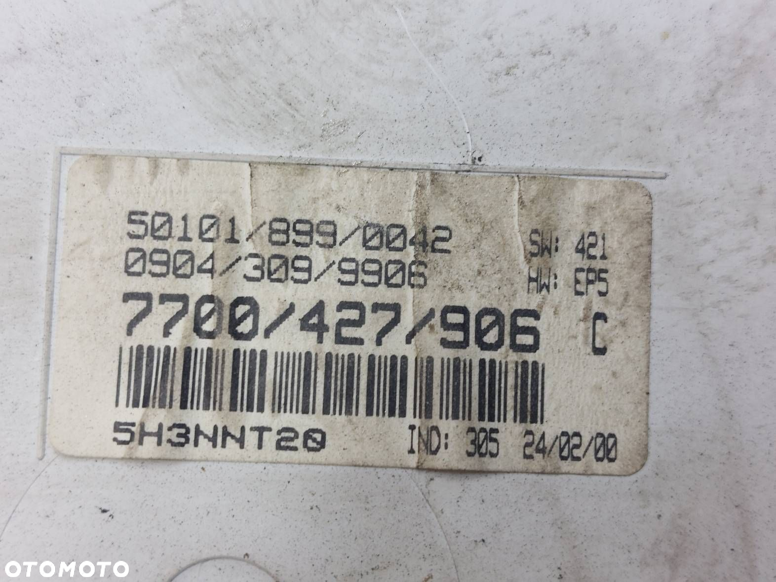 LICZNIK ZEGARY SCENIC I LIFT 1.9 DTI AUTOMAT 7700427906 - 4