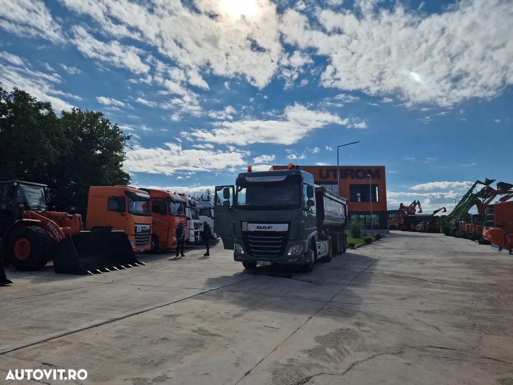 DAF XF 530, KIT BASCULARE, Cutie AUTOMATA+INTARDER 6 trepte, fuste sasiu, 530 CP Euro 6, jante ALUMINIU, Anv 315/80R22,5 70% ok, FRIGIDER, 2 paturi, girofaruri, parasolar, posibilietate leasing 3 ani, PROMOTIE 22.900 EUR+Tva - 38