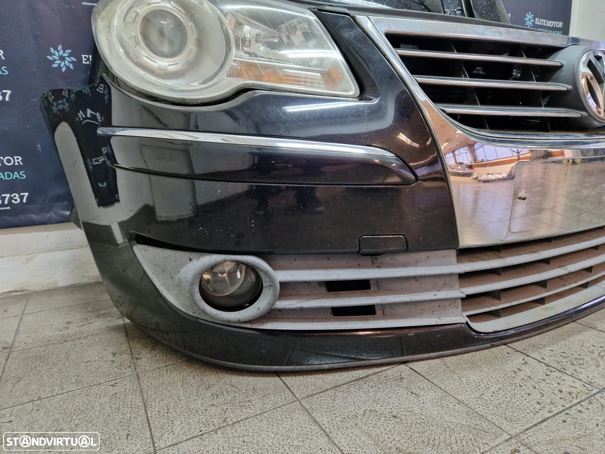 Frente completa usada VW TOURAN 2.0 TDI FACELIFT capot parachoques guardalamas oticas - 4