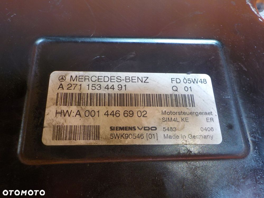 MERCEDES W203 C160K 1.8 B 07r 271 sterownik komputer silnika A2711534491 - 3