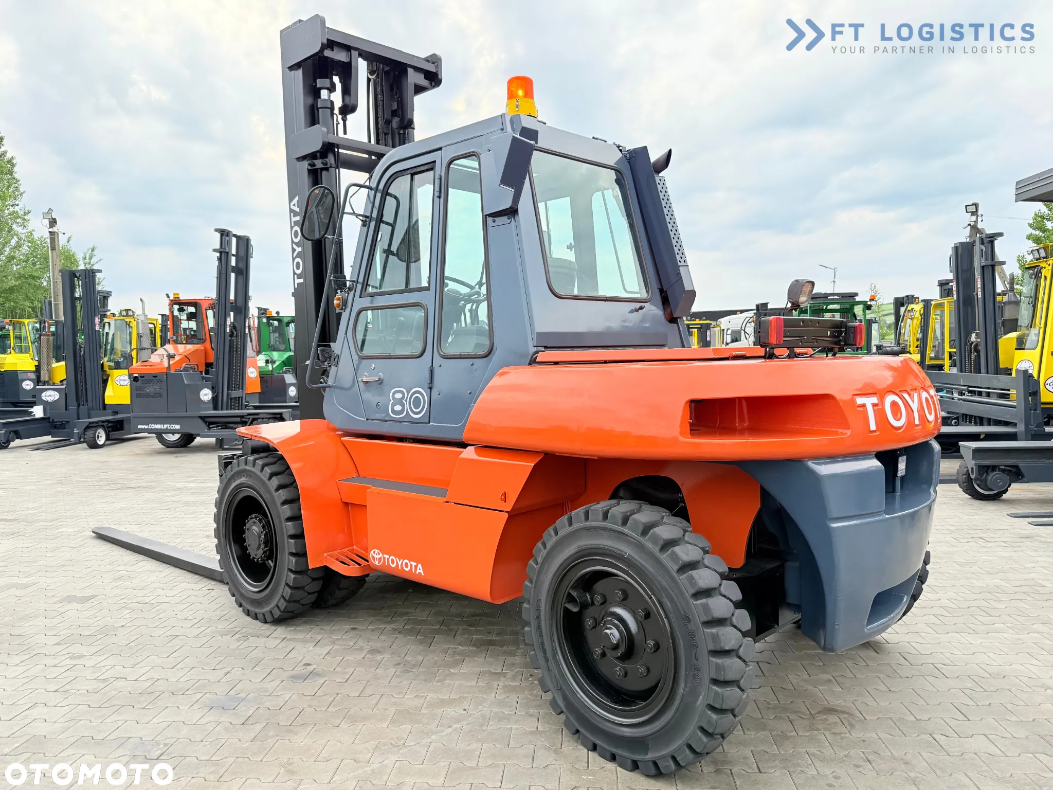 Toyota 60-5FD80 / DIESEL / DUPLEX - 4500MM / NOWE OPONY / KABINA OGRZEWANA / 8 TON / UDT / STAN IDEALNY - 7