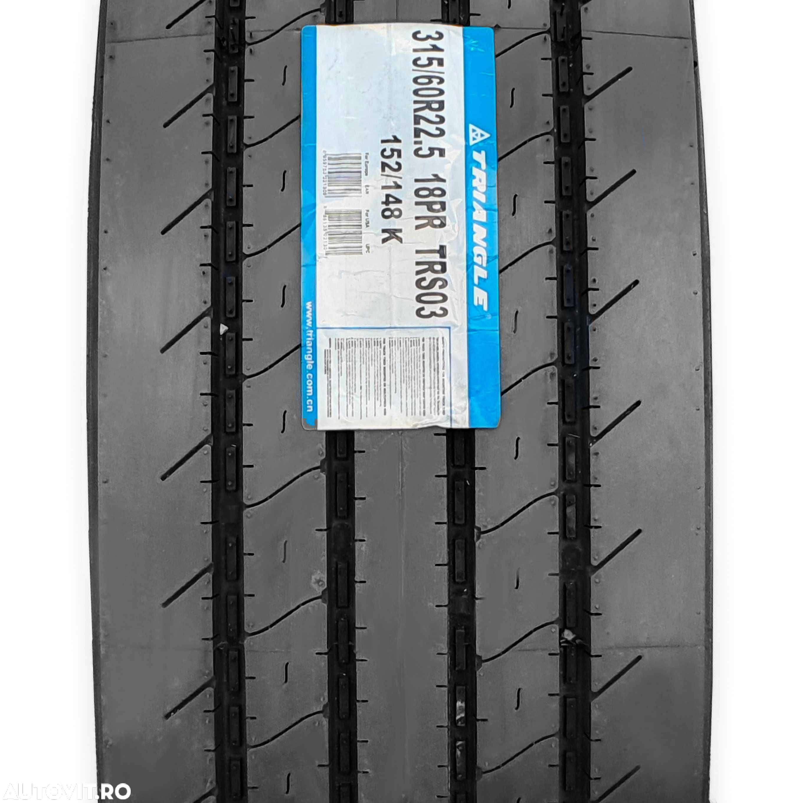 Anvelopa NOUA 315/60 R22.5 Triangle TRS03 152/148K 18PR M+S, Directie - 2