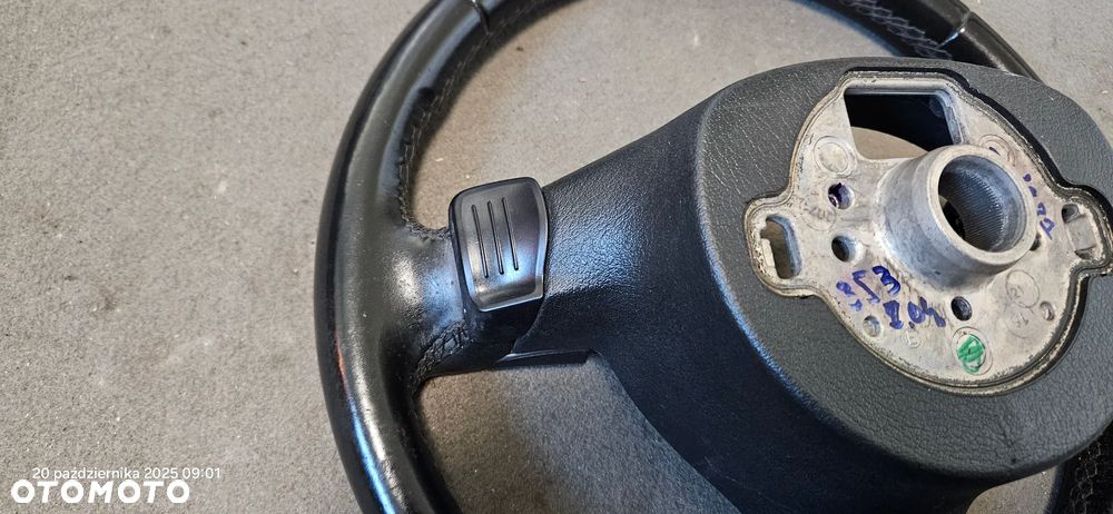 Kierownica skórzana multifunkcyjna łopatki VW Passat B6 2007r 3C0419091 - 14