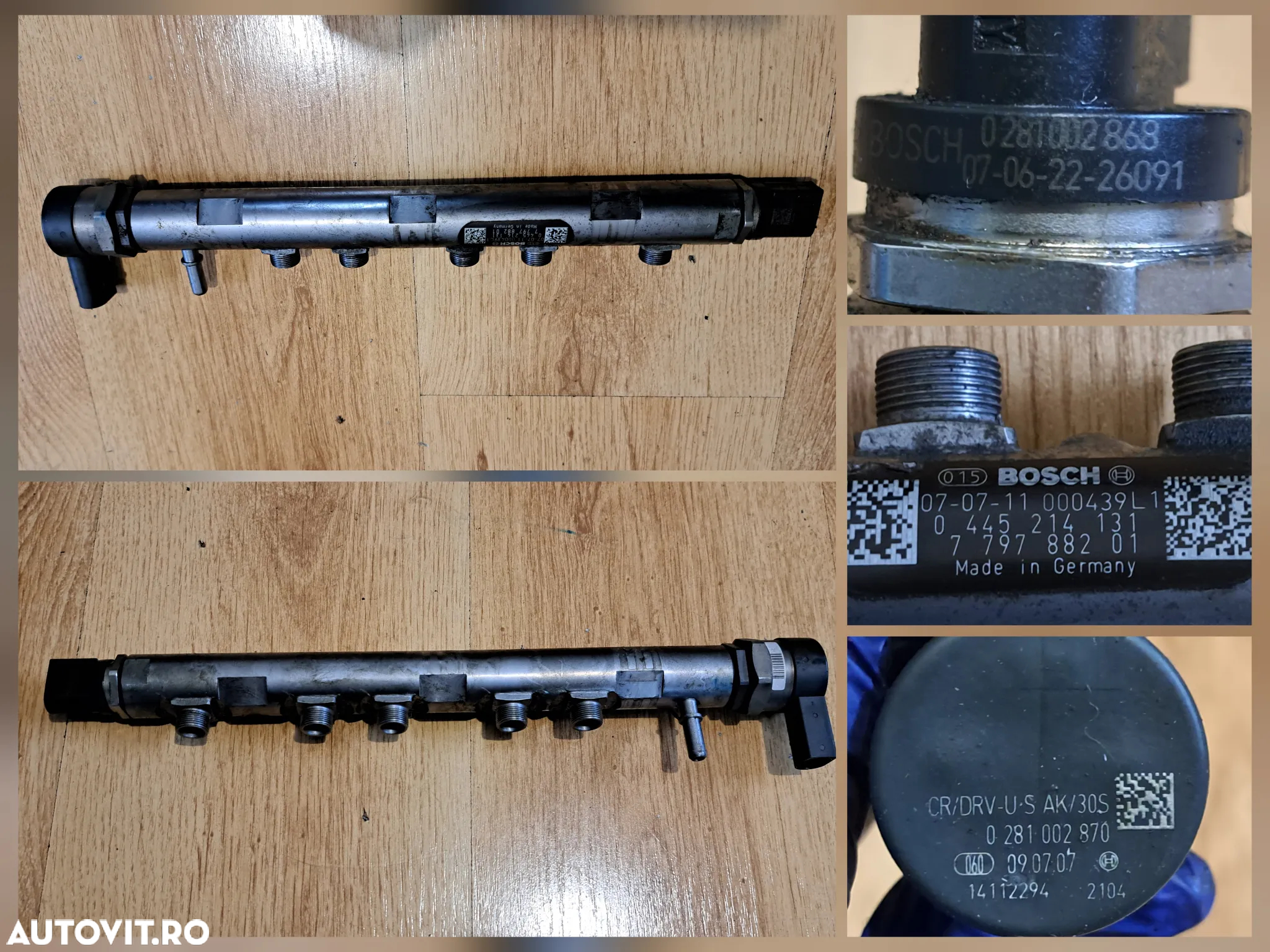 Kit Set injectie Pompa inalta presiune Injectoare Rampa injectoare E81 E87 E92 - 4