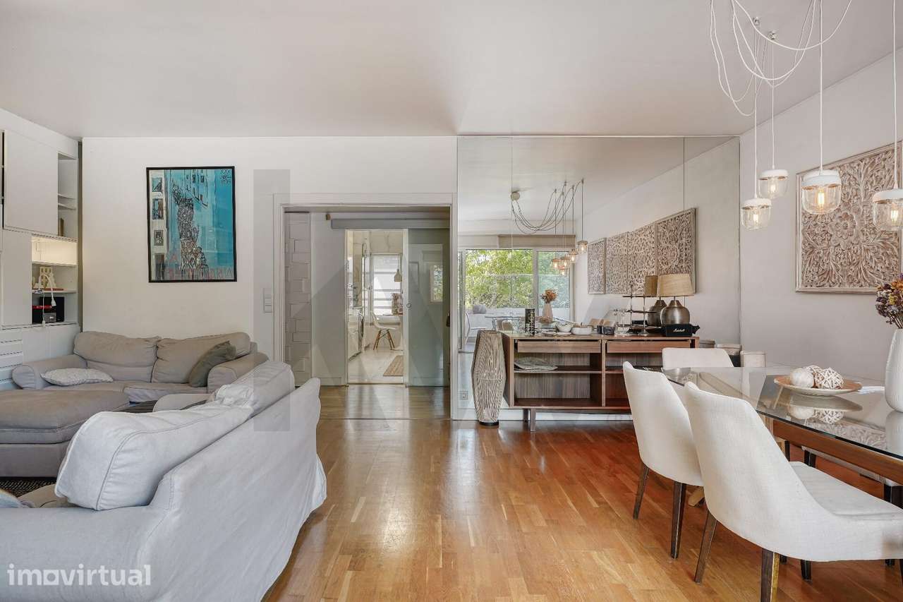 Para arrendar mobilado | Apartamento T3 no Restelo  | junto ao Jardim