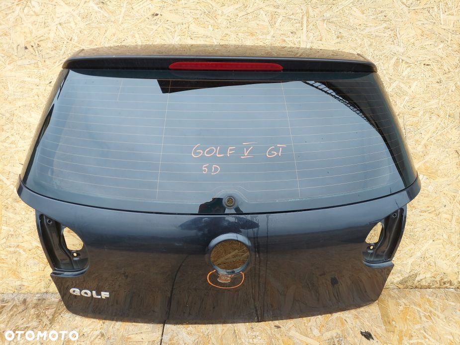 KLAPA POKRYWA BAGAŻNIKA TYŁ VOLKSWAGEN GOLF V 5D - 1