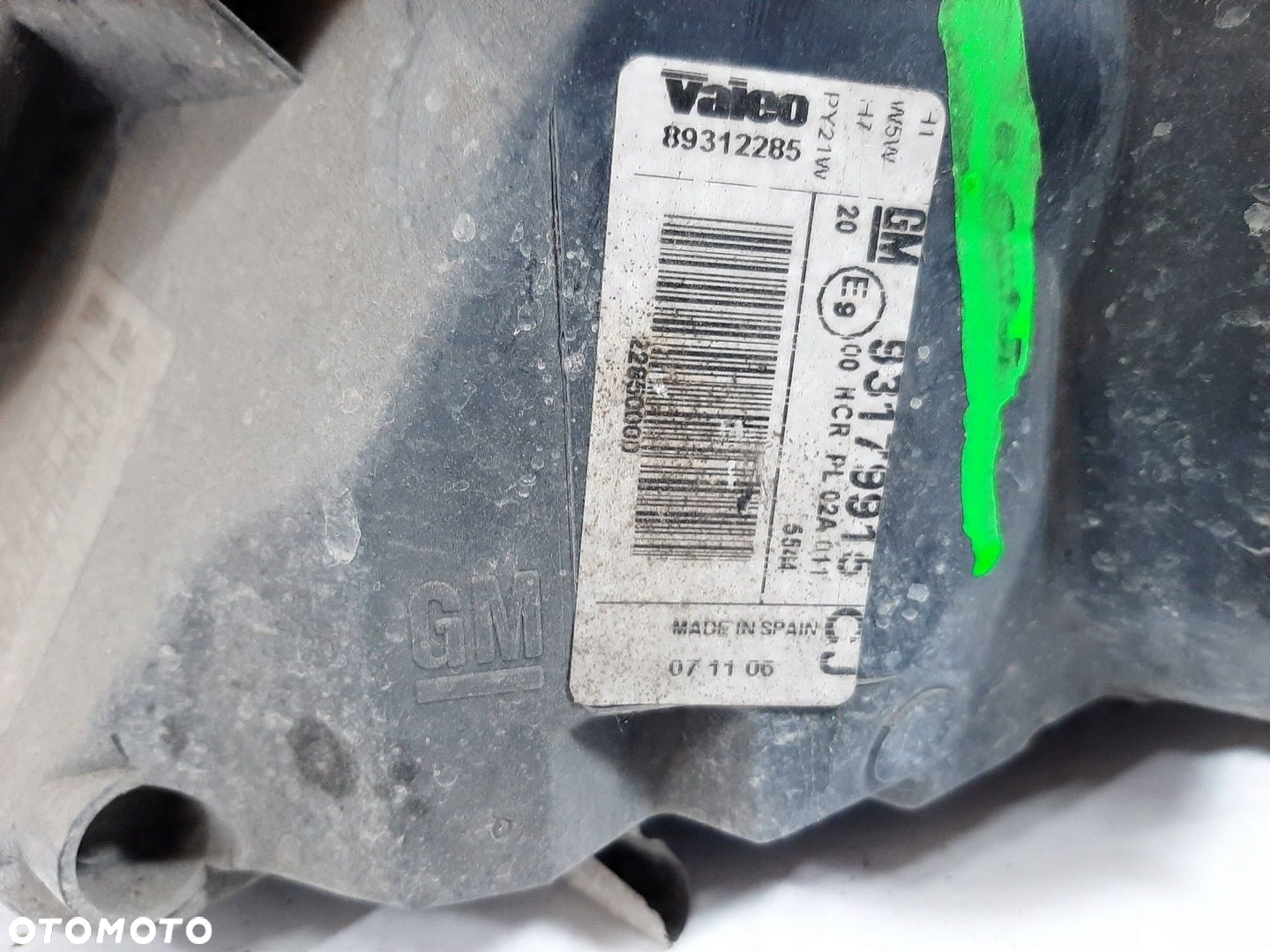 OPEL VECTRA C GTS 03R LAMPA PRAWY PRZOD VALEO 89312285 93179915 - 13