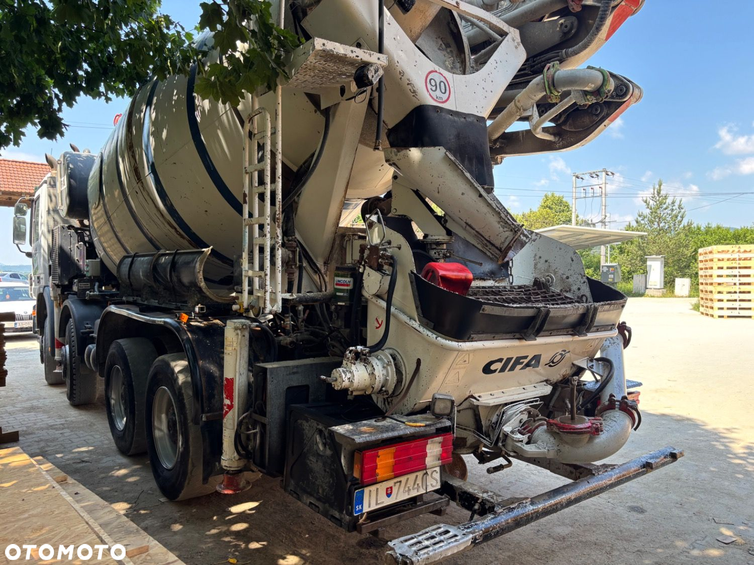 Versalift Actros 4141B 8X4 + Cifa Mk 28.4 - 7