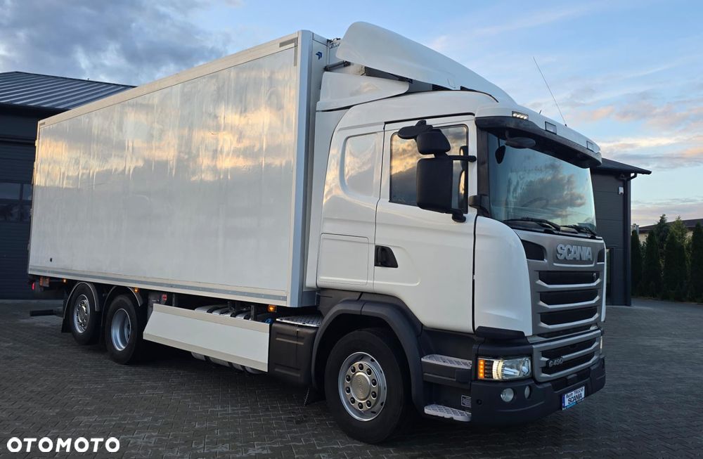 Scania G490 6x2 18 palet chłodnia diesel kurierka odwierty piękny stan świeży import! - 28
