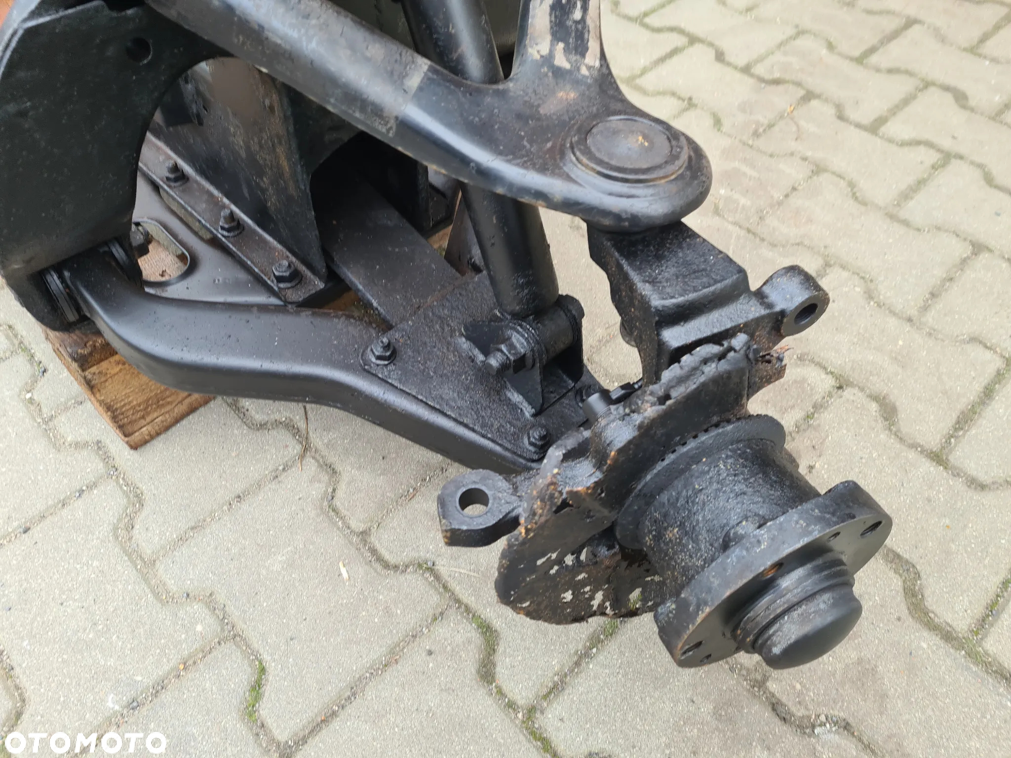 IVECO DAILY 3 99-06 sanki zawieszenie przód resor poprzeczny zwrotnice piasty amortyzatory wahacze - 23