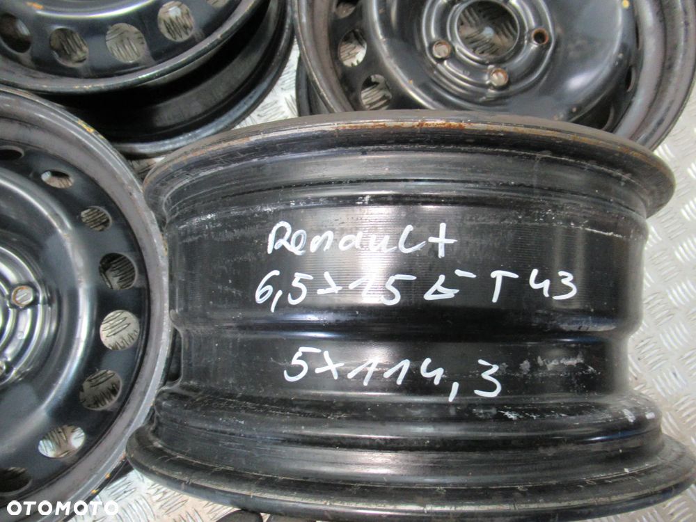 Felgi Renault Megane 6,5Jx15 et43 5x114,3 - 4