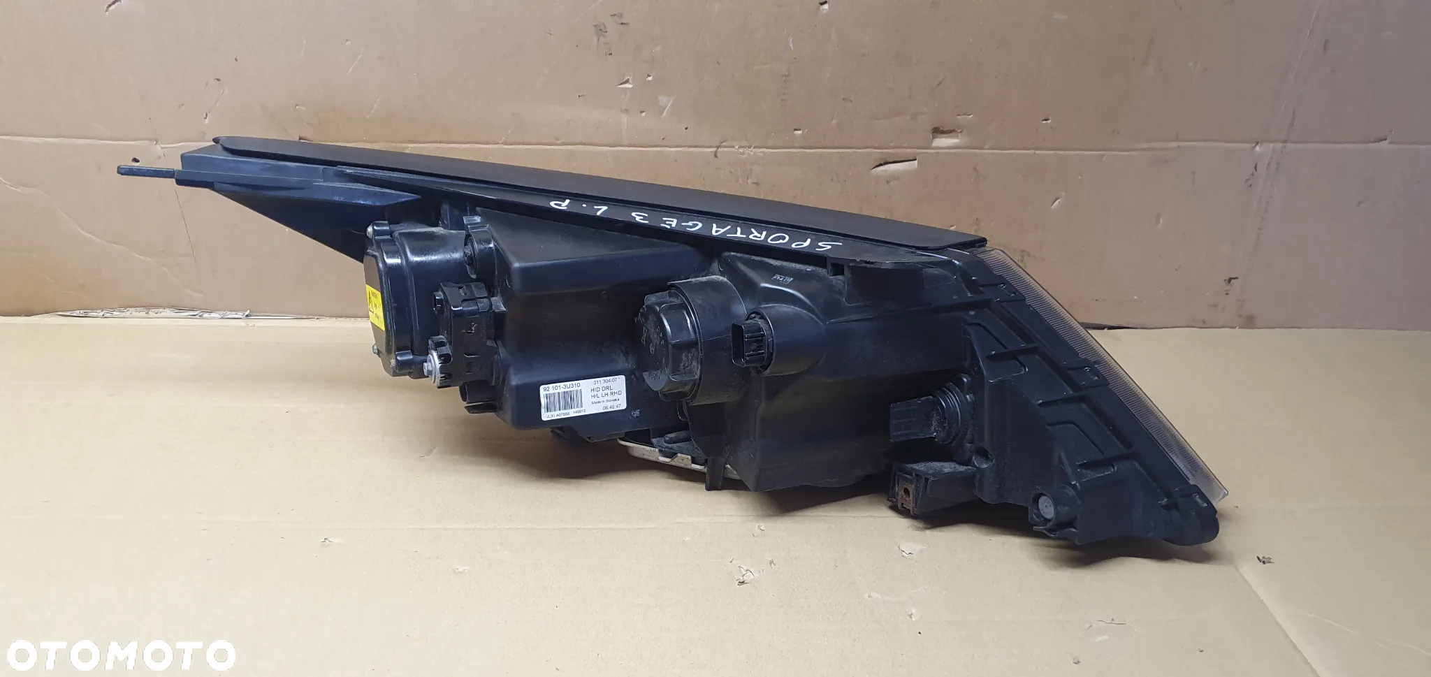 Lampa lewy przód przednia lewa XENON Kia Sportage III 3 UK 92101-3U310 - 6
