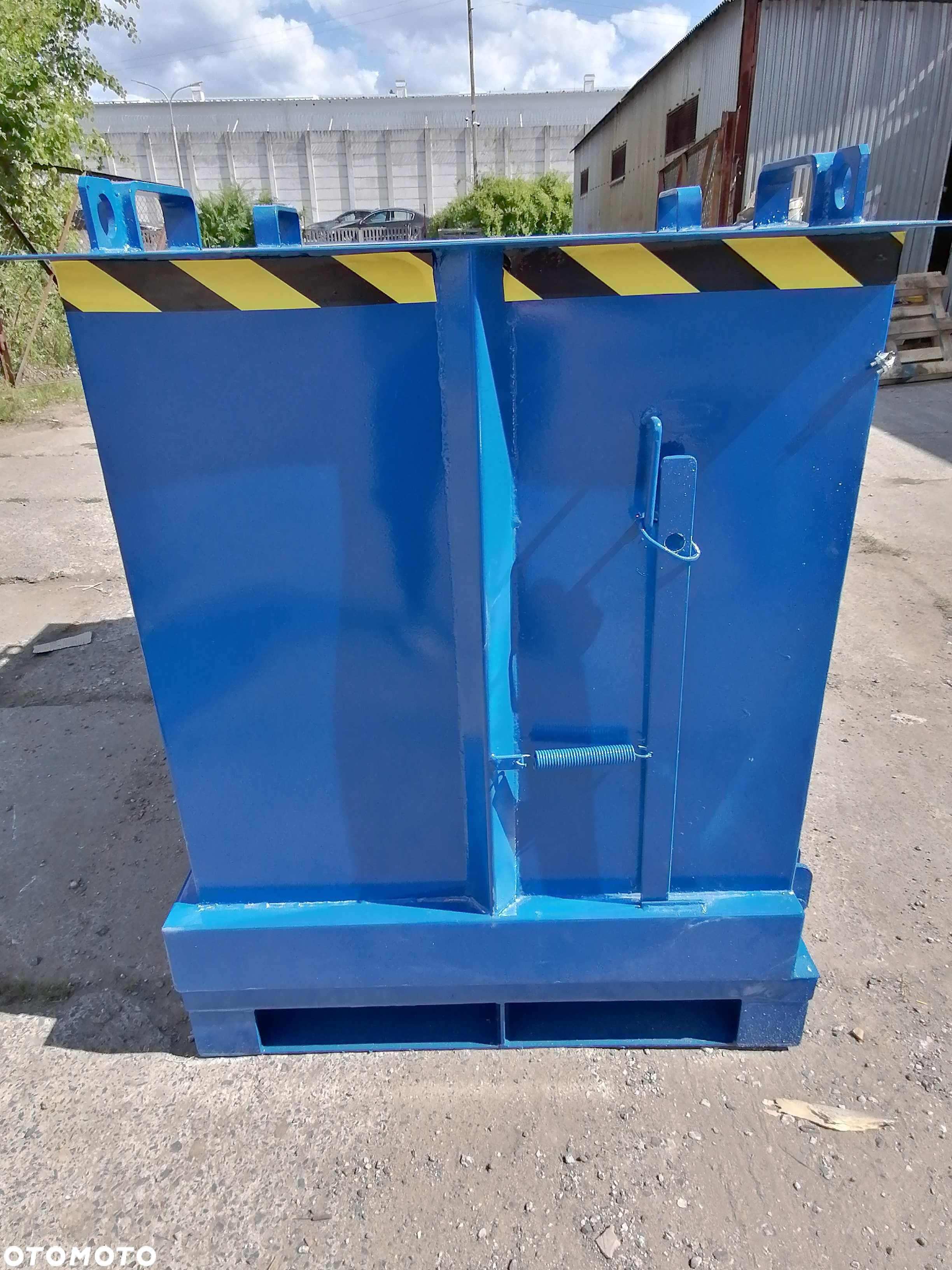 Pojemnik Z Uszami Do Widlaka Otwierane Dno - PMD 1000L kontener - 6