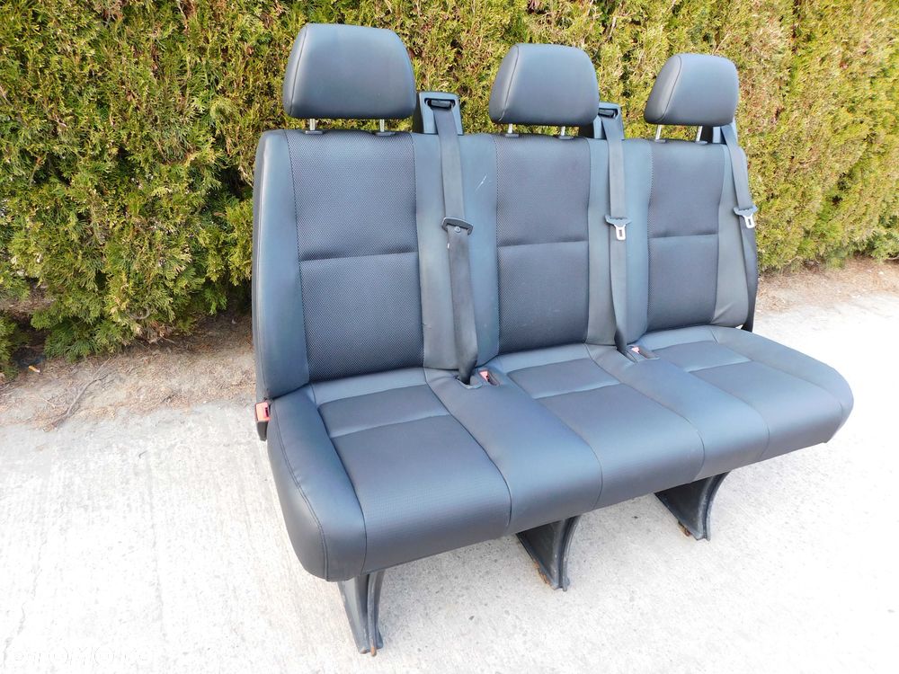 Fotel siedzenie ławka trójka potrójna na pake Sprinter 906 / Crafter - 3