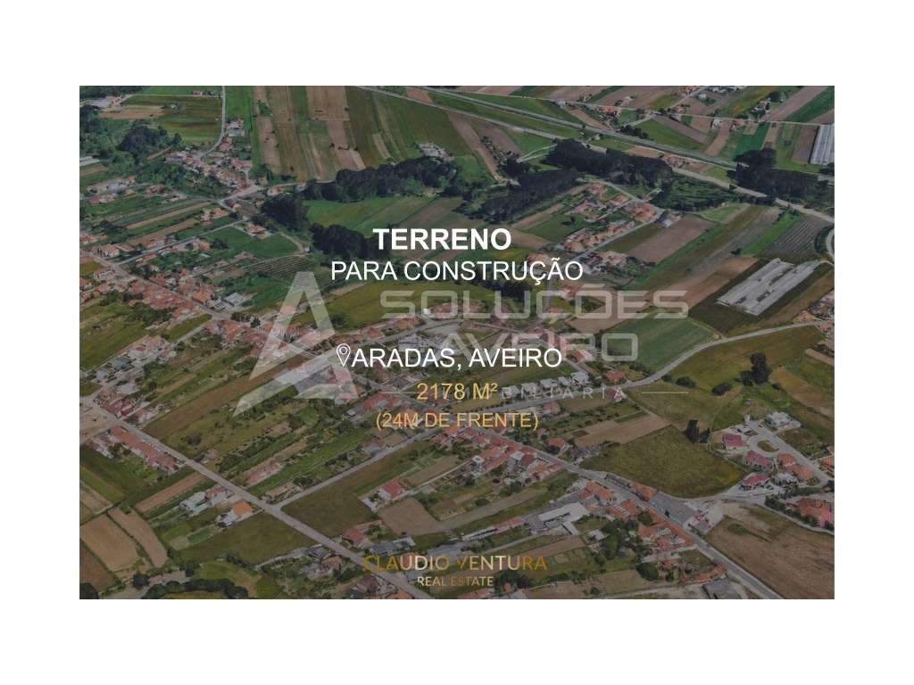 Terreno na estrada principal de Aradas com 24 m de frente com viabi... - Grande imagem: 2/2