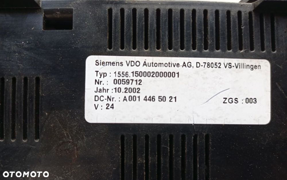 LICZNIK ZEGAR A0014465021 MERCEDES ATEGO - 4