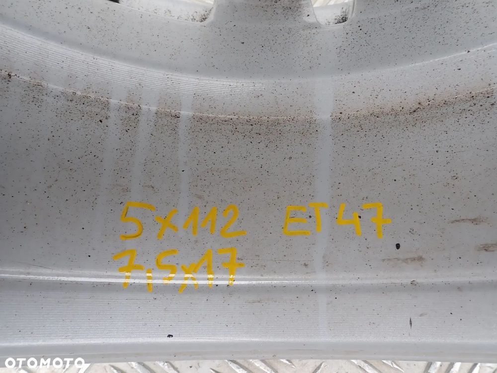 FELGI ALUMINIOWE MERCEDES 7,5X17 5X112 ET47 DOSTĘPNE 2 KOMPLETY - 12