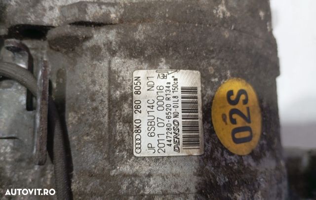 Compresor AC 8K0260805N 2.0tdi Audi Q5 8R [facelift] [2012 - 2017] - 2